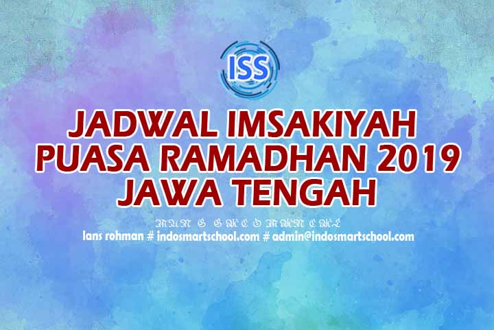 Jadwal Imsakiyah Bulan Suci Ramadhan 1440 H LANS ROHMAN INDO SMART SCHOOL