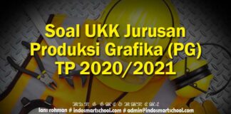 Soal UKK Jurusan Produksi Grafika (PG) TP 2020/2021